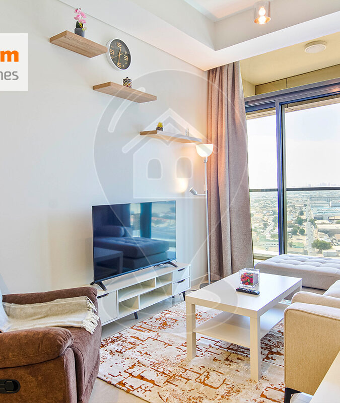 A New Bright Fully Furnished 1BR in Aykon City Tower - C