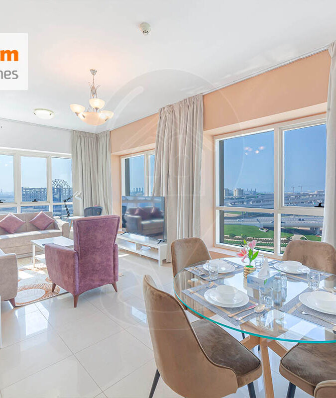 An Amazing Fully Furnished 1BR apartment in Lakepoint N2, JLT